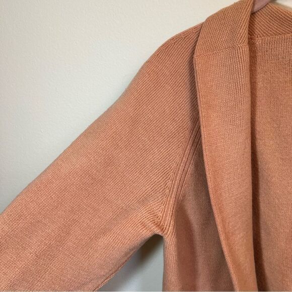 ✨ Women’s Tan Heavyweight Open Front Cardigan Sweater - Picture 3 of 13